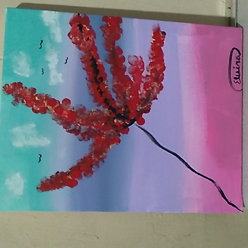 Canvas painting (  8x10)